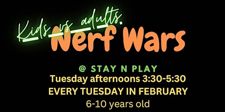 Nerf Wars Kids Vs. Adults