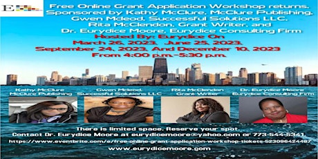Free Online Grant Application Workshop