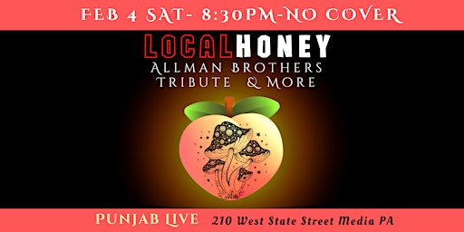 Allman Brothers Tribute & More w/Local Honey primary image