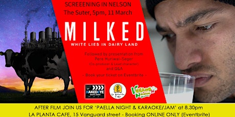 Milked Screening Nelson 2023 [plus after film Paella & Karaoke-Jam Night]