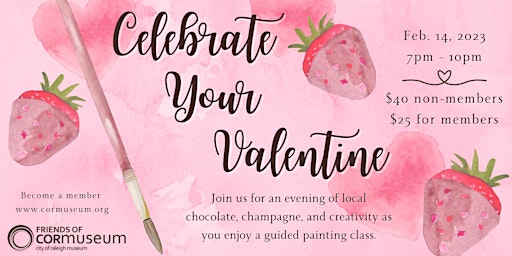 Guided Painting Class with Local Chocolate & Champagne