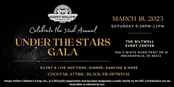 32nd Annual UNDER THE STARS GALA
