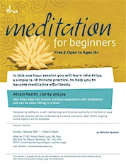 Meditation for Beginners - Free Session