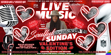Valentine's Soulful Sunday: The Super Bowl Edition