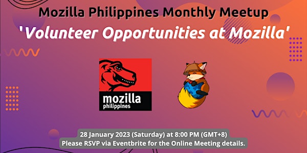 MozillaPH Monthly Online Meetup [JAN 2023]