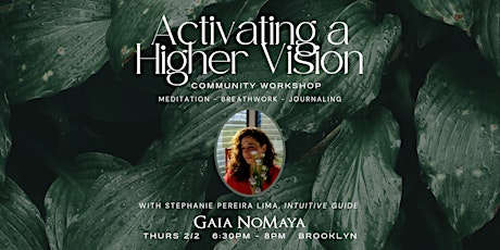 Activating a Higher Vision // Meditation - Breathwork - Journaling