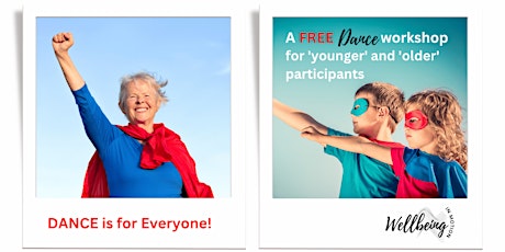 Imagem principal do evento DANCE is for Everyone! A dance workshop for younger and older participants
