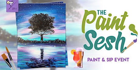 Paint & Sip Painting Event in Corona, CA – “Reflections” at Rock & Brews