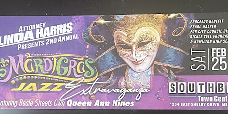Attorney Linda Harris Presents 2nd Annual Mardi Gras Extravaganza