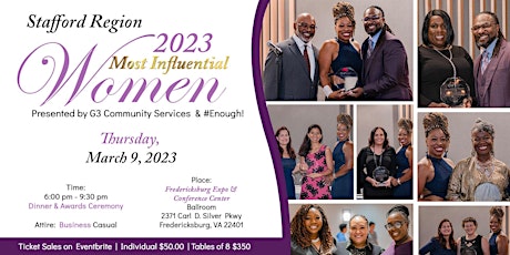 2023 Stafford Region's Most Influential Women's Banquet