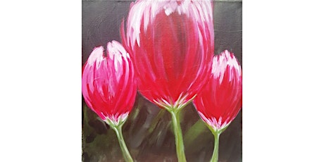 Love That Red Winery, Woodinville - "Tulips on Black"