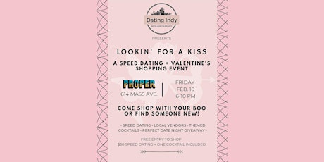 Dating Indy: Lookin' for a Kiss