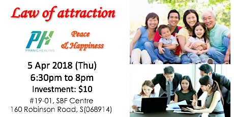Law of Attraction - Peace & Happiness Workshop primary image