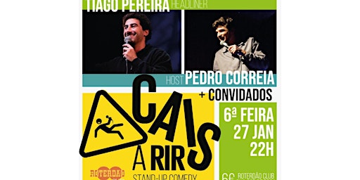 Cais A Rir 27 Janeiro - Stand Up Comedy no Roterdão (Em Português)