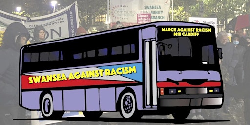 Swansea goes to the Cardiff March Against Racism 2023