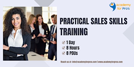 Practical Sales Skills 1 Day Training in Oshawa