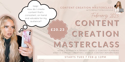 Content Creation Masterclass for Instagram Businesses
