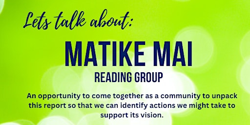 Matike Mai Reading Group