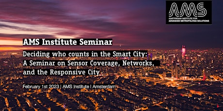AMS Seminar | Deciding who counts in the Smart City