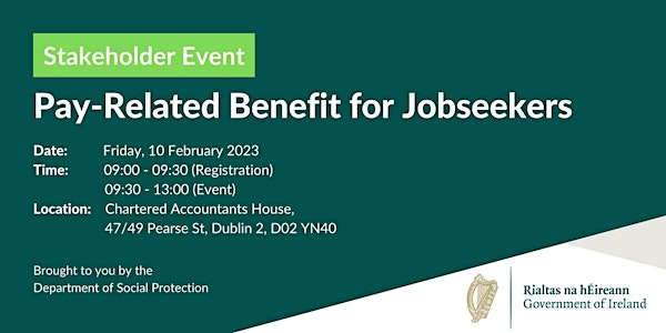 Pay-Related Benefit for Jobseekers - Stakeholder Event