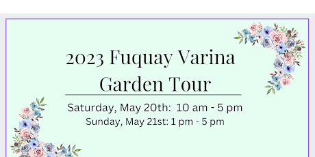 2023 Fuquay Varina Garden Tour
