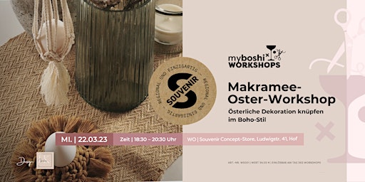 Makramee-Oster-Workshop – knüpfen im frühlingshaften Boho-Stil