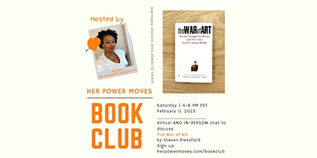 Her Power Moves February Book Club - The War of Art - Steven Pressfield