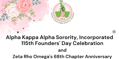 Alpha Kappa Alpha Sorority Inc. Founders' Day &  68th Chapter Anniversary primary image