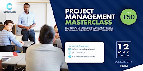 Project Management Masterclass by Consult Excel  primary image