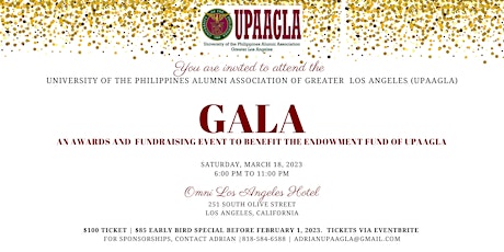 UPAAGLA Awards & Fundraising Gala 2023