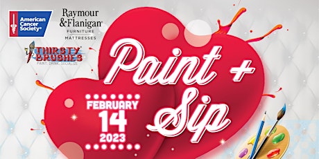 Valentine's Day Paint and Sip: Benefiting the American Cancer Society