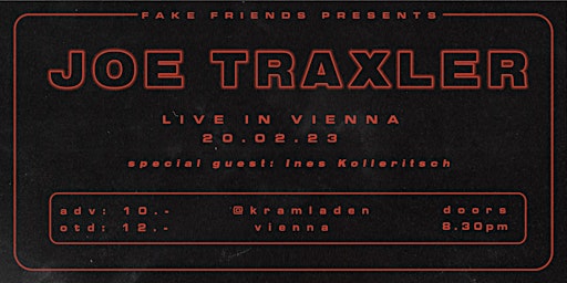 JOE TRAXLER - Live @ Kramladen Vienna, w/ INES KOLLERITSCH
