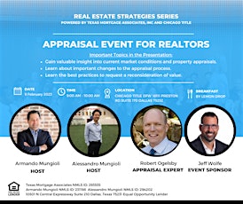 Appraisal Event for Realtors