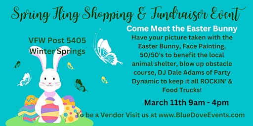 Spring Fling Shopping & Fundraiser Event - Come Meet The Easter Bunny!