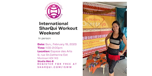 2023 International SharQui Belly Dance Workout with Rita