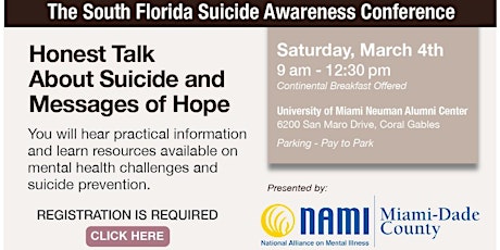 The South Florida Suicide Awareness Conference