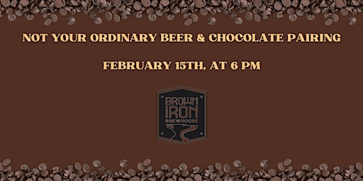 Not Your Ordinary Beer & Chocolate Pairing