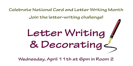 Letter Writing & Decorating primary image