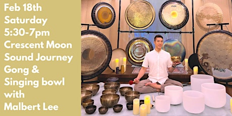 Crescent Moon Sound Journey w/ Gong & Singing bowl