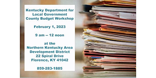 Kentucky Department for Local Government Budget Workshop