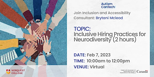 Inclusive Hiring Practices for Neurodiversity (Feb 7, 2023)