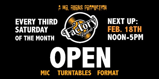 OPEN  Mic | Turntables | Format