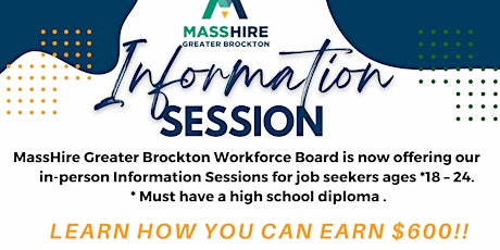 Information Session with MassHire Greater Brockton Board  - Youth Services