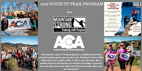 Couch To Trail - ZOOM Session with Mountain Strong Denver