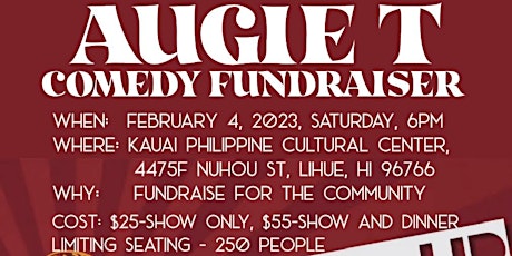Augie T Comedy Fundraiser