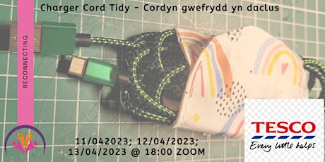 Charger Cord Tidy - Cordyn gwefrydd yn daclus