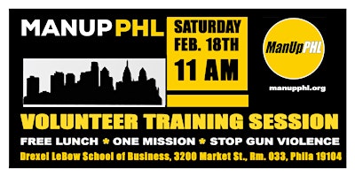 ManUpPHL Volunteer Training - February