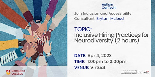 Inclusive Hiring Practices for Neurodiversity (Apr 4, 2023)