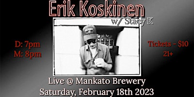 Erik Koskinen with special guest Stacy K