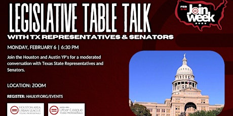 Legislative Table Talk with Texas Representatives & Senators